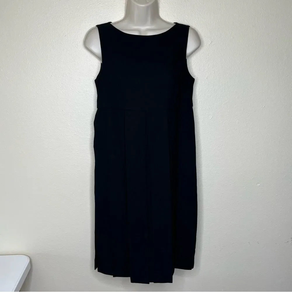 Cabi Flapper Empire Waist Black Sleeveless Car Wash Shift Dress 236 Women Size 4